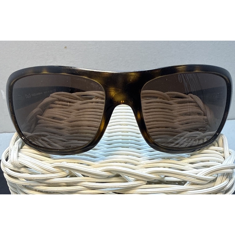 D&G Dolce & Gabbana Sunglasses 8049 502/73 Tortoise Havana Brown Frames
